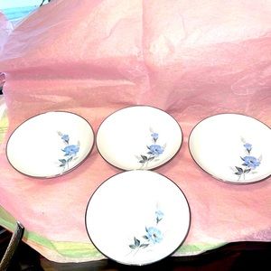 Noritake | Japan Sylvia | 6603 | Platinum Trim Desert plates